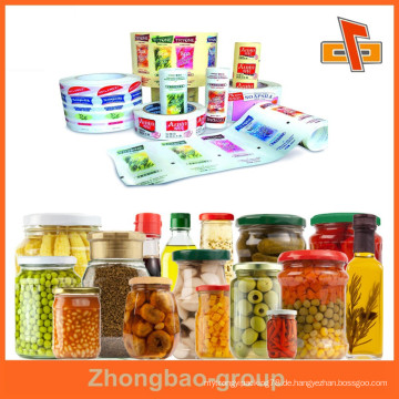 Guangzhou Hersteller Großhandel glänzend Finish benutzerdefinierte Kleber condiments Flasche Etikett mit Ihrem Design